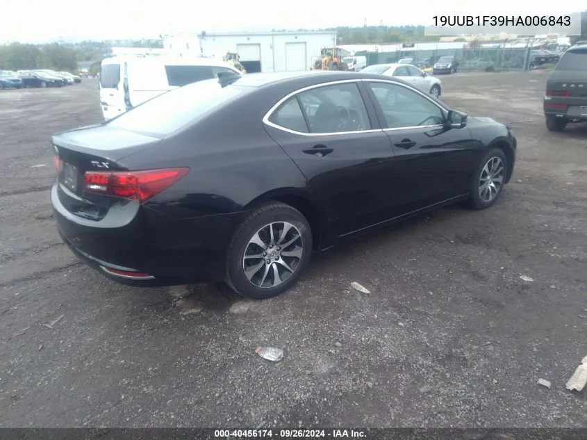 2017 Acura Tlx VIN: 19UUB1F39HA006843 Lot: 40456174