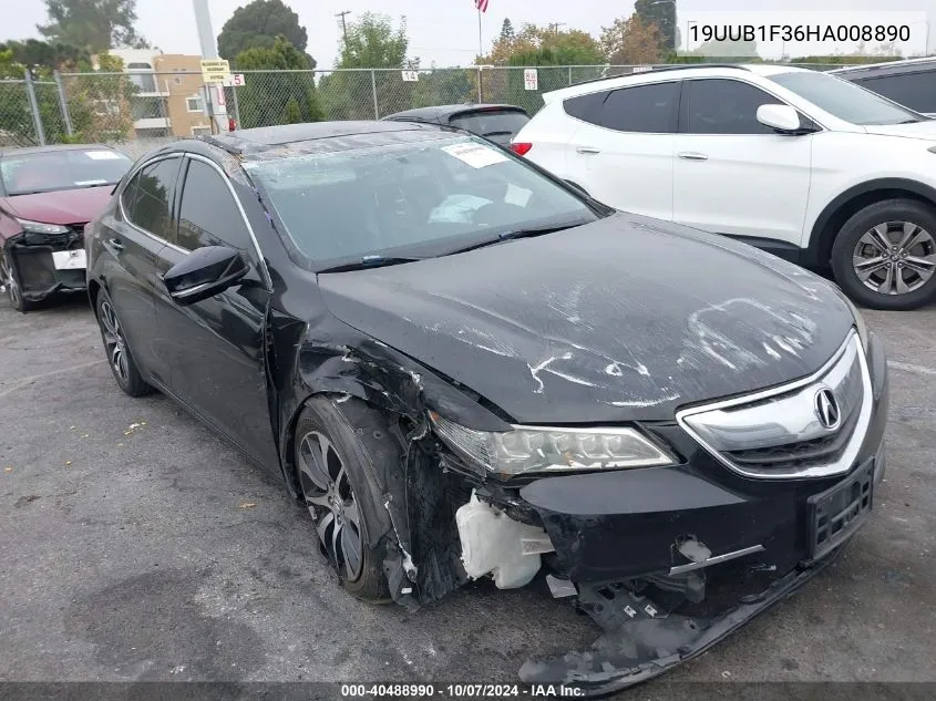 2017 Acura Tlx VIN: 19UUB1F36HA008890 Lot: 40488990