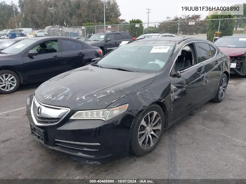 2017 Acura Tlx VIN: 19UUB1F36HA008890 Lot: 40488990