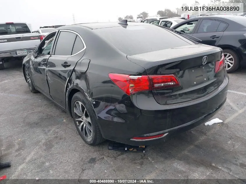 2017 Acura Tlx VIN: 19UUB1F36HA008890 Lot: 40488990