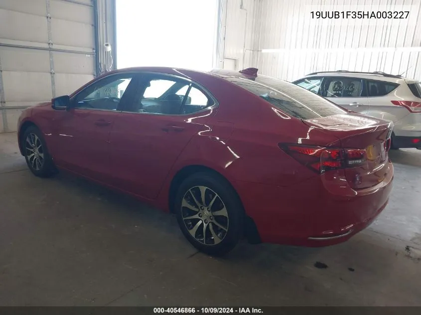 2017 Acura Tlx VIN: 19UUB1F35HA003227 Lot: 40546866