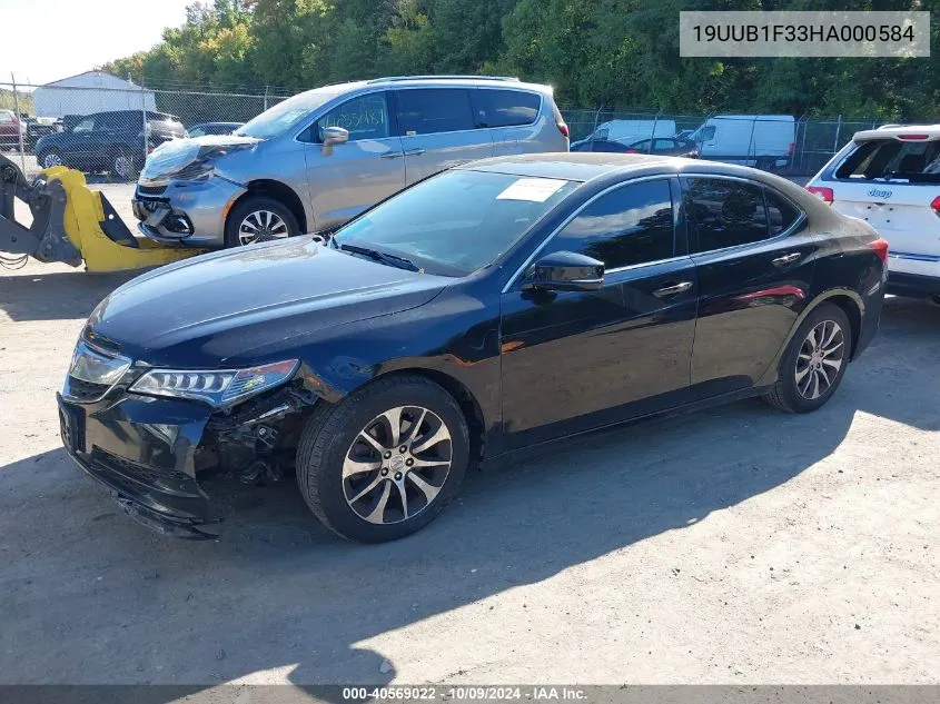 2017 Acura Tlx VIN: 19UUB1F33HA000584 Lot: 40569022