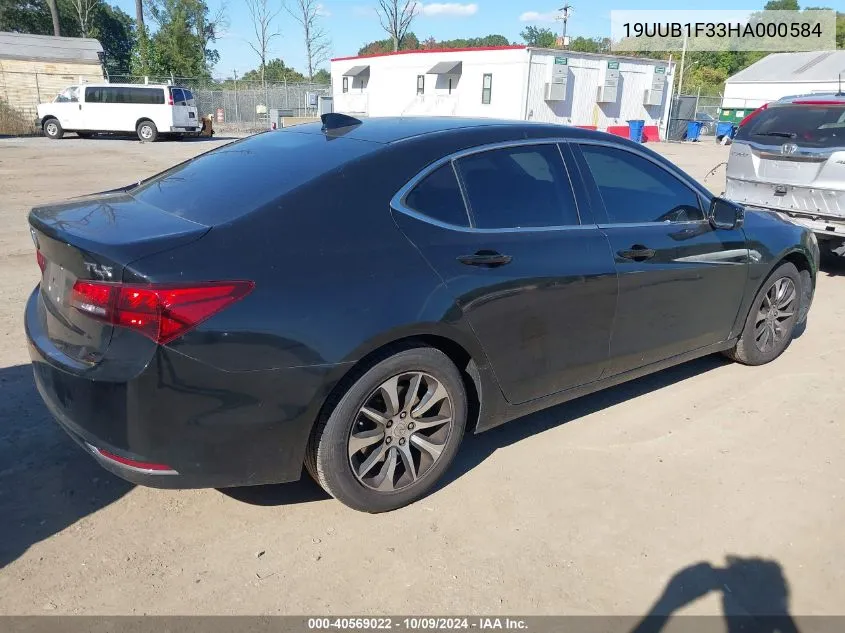 2017 Acura Tlx VIN: 19UUB1F33HA000584 Lot: 40569022