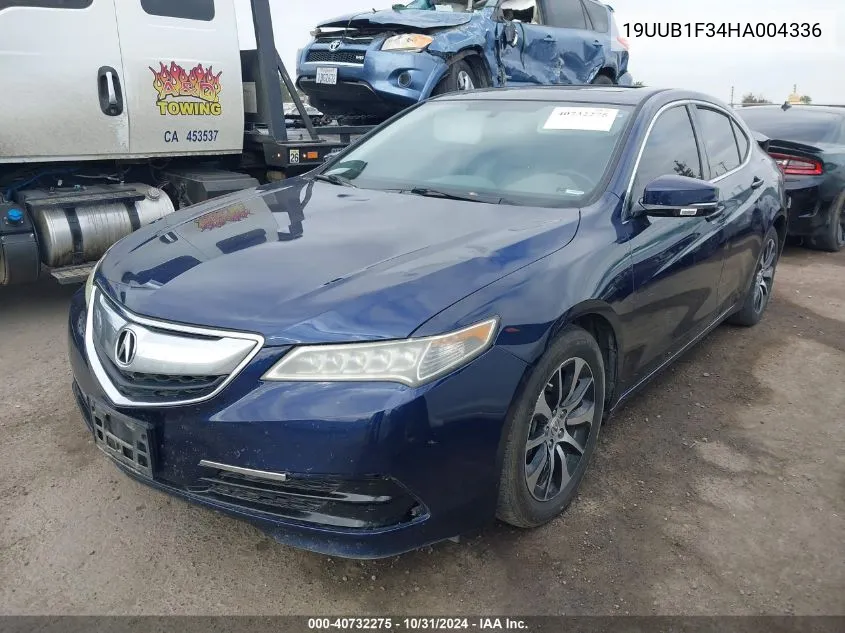 2017 Acura Tlx VIN: 19UUB1F34HA004336 Lot: 40732275