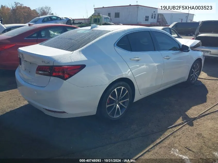 2017 Acura Tlx Technology Package VIN: 19UUB2F5XHA003523 Lot: 40748093