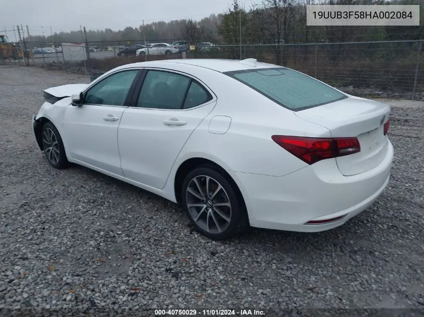 2017 Acura Tlx Technology Package VIN: 19UUB3F58HA002084 Lot: 40750029