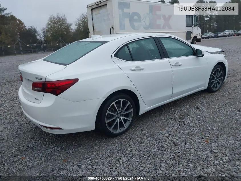 2017 Acura Tlx Technology Package VIN: 19UUB3F58HA002084 Lot: 40750029