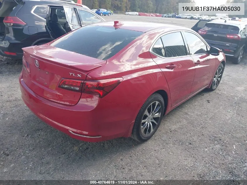 2017 Acura Tlx VIN: 19UUB1F37HA005030 Lot: 40764619