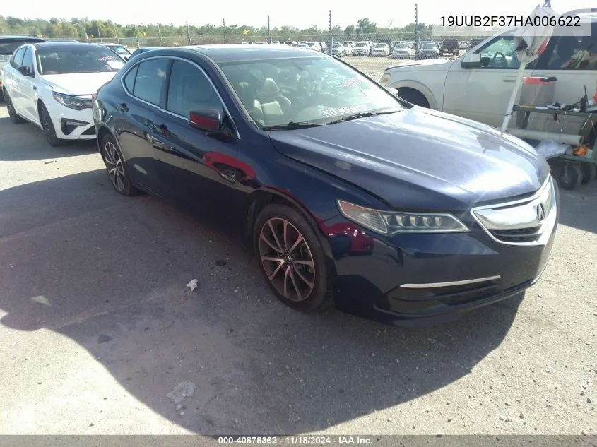 2017 Acura Tlx V6 VIN: 19UUB2F37HA006622 Lot: 40878362