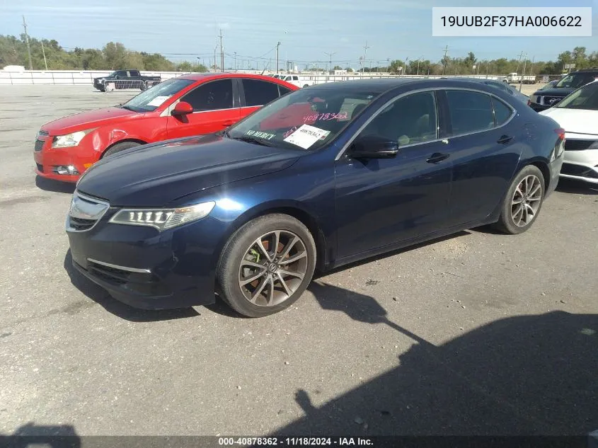 2017 Acura Tlx V6 VIN: 19UUB2F37HA006622 Lot: 40878362