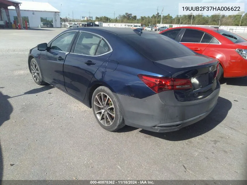 2017 Acura Tlx V6 VIN: 19UUB2F37HA006622 Lot: 40878362