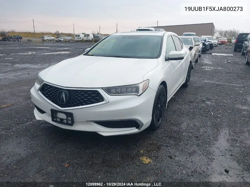 2018 Acura Tlx VIN: 19UUB1F5XJA800273 Lot: 12099962