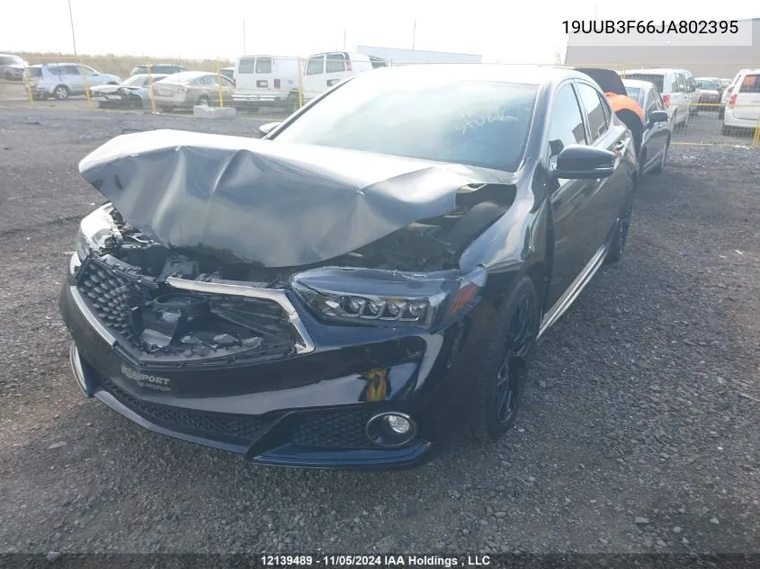 2018 Acura Tlx VIN: 19UUB3F66JA802395 Lot: 12139489