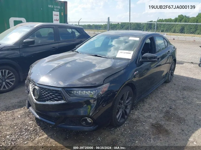 19UUB2F67JA000139 2018 Acura Tlx Tech A-Spec Pkgs