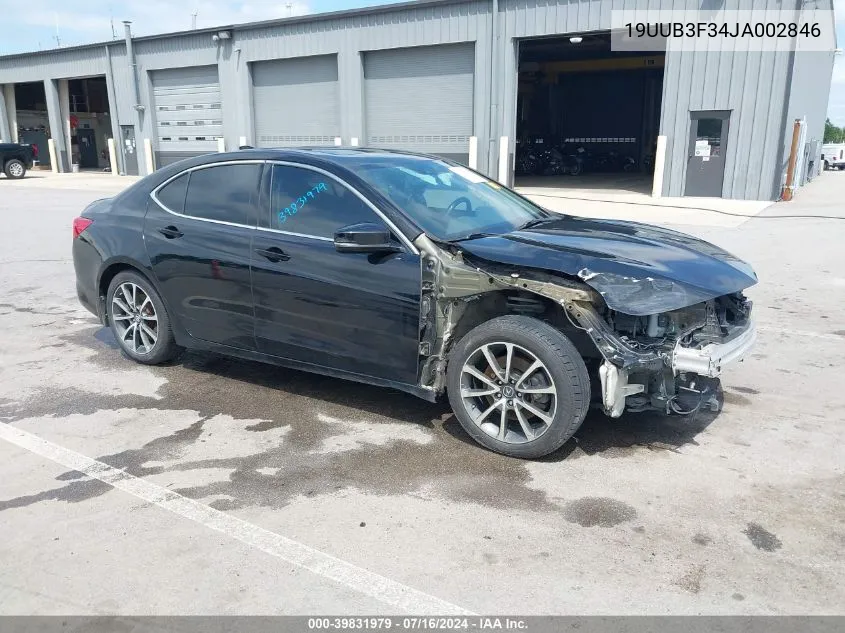 19UUB3F34JA002846 2018 Acura Tlx