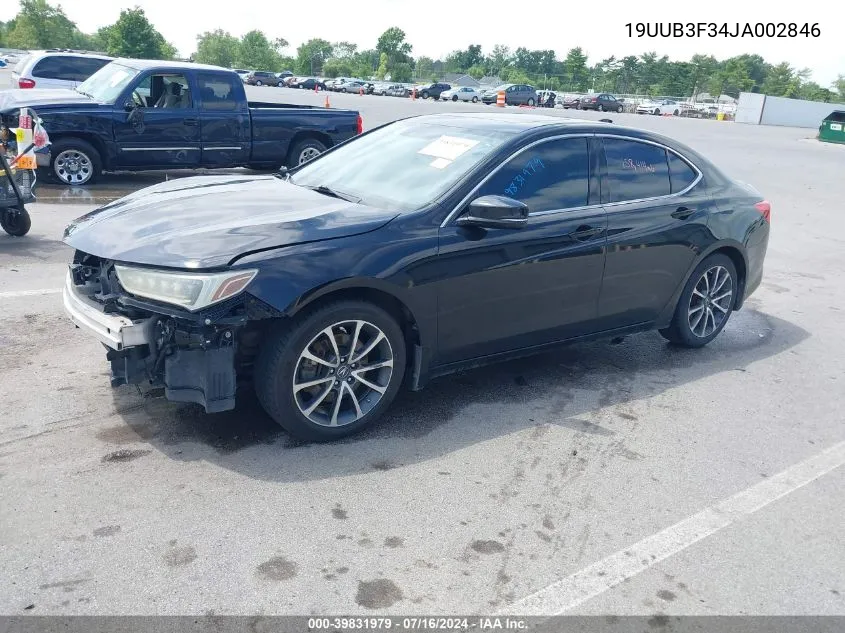 19UUB3F34JA002846 2018 Acura Tlx