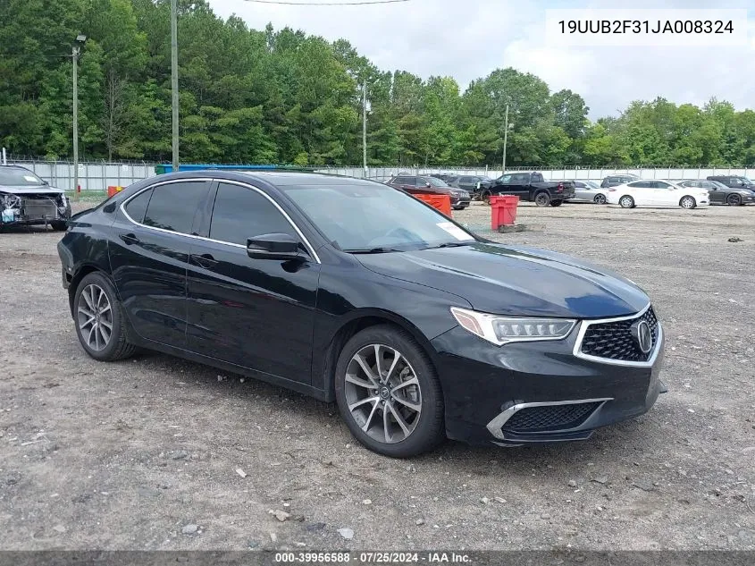 2018 Acura Tlx VIN: 19UUB2F31JA008324 Lot: 39956588