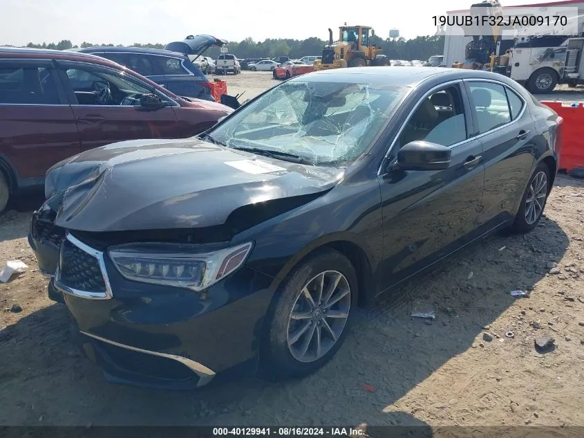 2018 Acura Tlx VIN: 19UUB1F32JA009170 Lot: 40129941