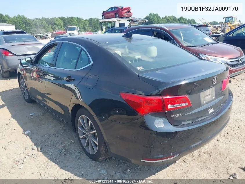 19UUB1F32JA009170 2018 Acura Tlx