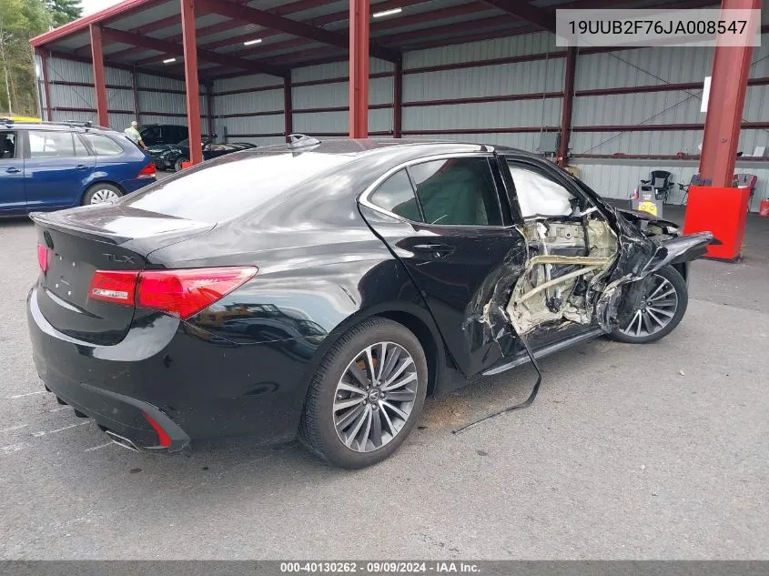 19UUB2F76JA008547 2018 Acura Tlx Advance Pkg