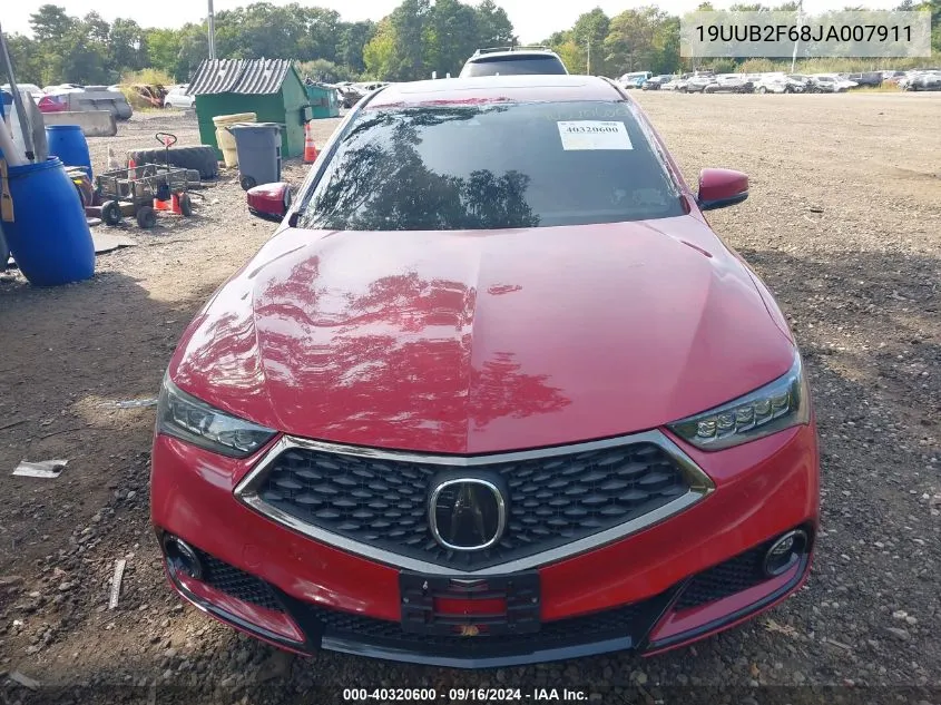 2018 Acura Tlx Tech A-Spec Pkgs VIN: 19UUB2F68JA007911 Lot: 40320600