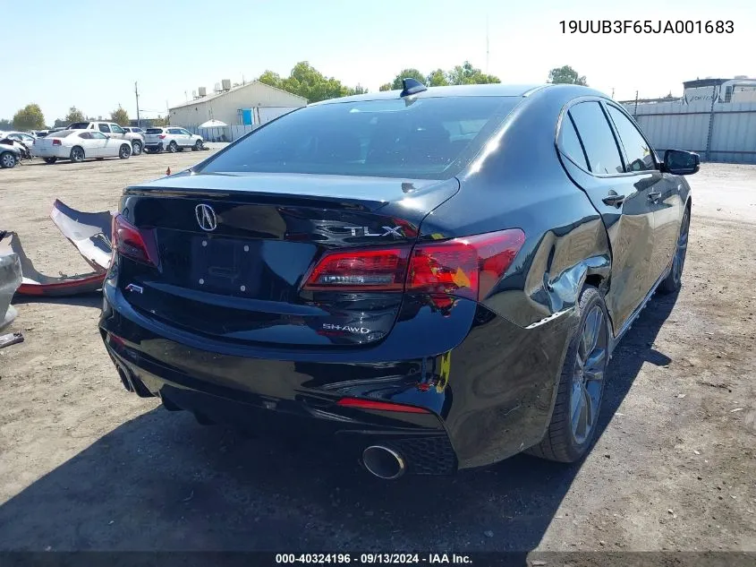 2018 Acura Tlx Tech A-Spec Pkgs VIN: 19UUB3F65JA001683 Lot: 40324196