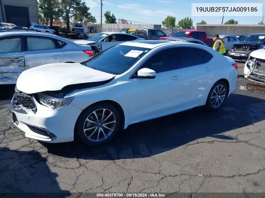 2018 Acura Tlx Tech Pkg VIN: 19UUB2F57JA009186 Lot: 40379700