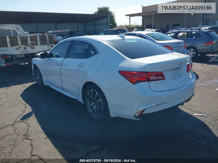 2018 Acura Tlx Tech Pkg VIN: 19UUB2F57JA009186 Lot: 40379700