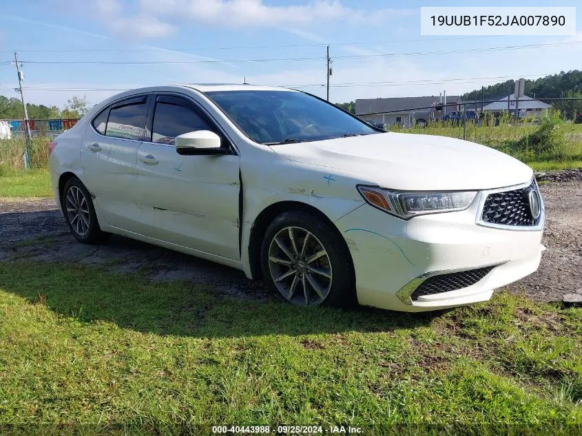 2018 Acura Tlx Tech Pkg VIN: 19UUB1F52JA007890 Lot: 40443988