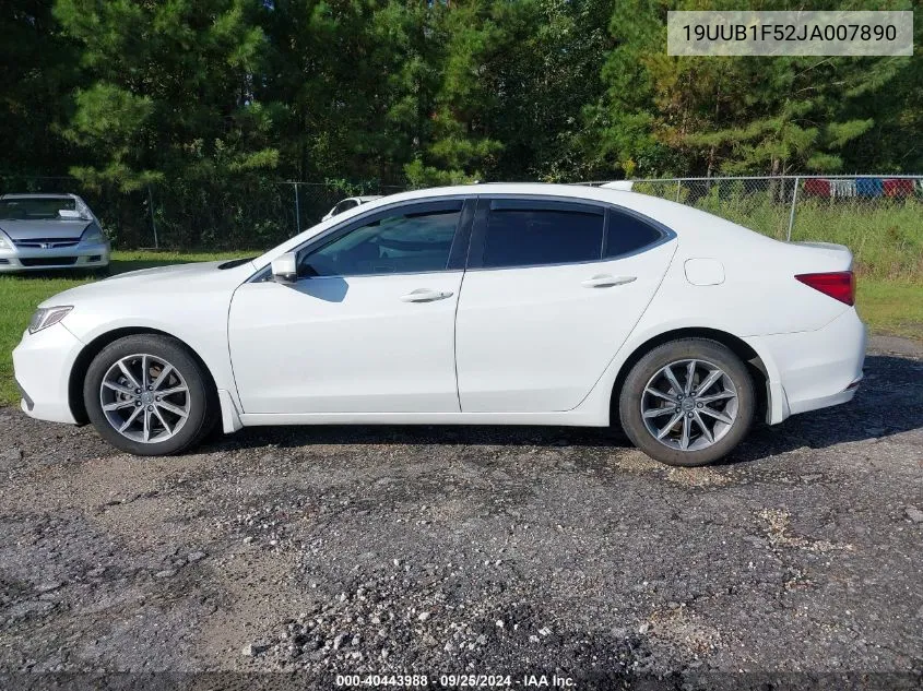 2018 Acura Tlx Tech Pkg VIN: 19UUB1F52JA007890 Lot: 40443988