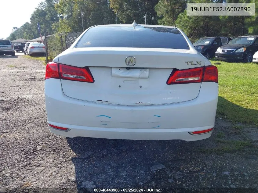 2018 Acura Tlx Tech Pkg VIN: 19UUB1F52JA007890 Lot: 40443988