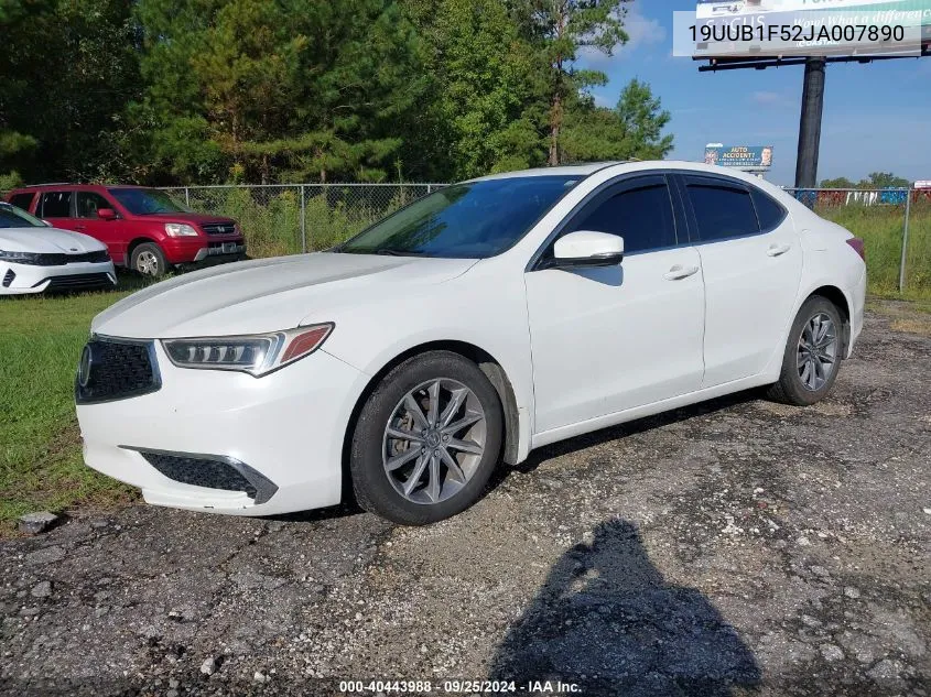 2018 Acura Tlx Tech Pkg VIN: 19UUB1F52JA007890 Lot: 40443988