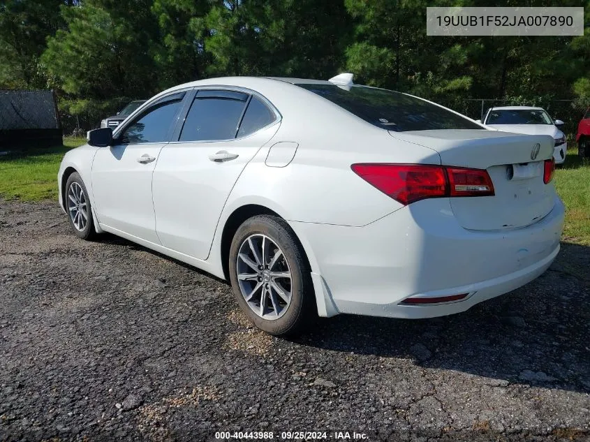 2018 Acura Tlx Tech Pkg VIN: 19UUB1F52JA007890 Lot: 40443988