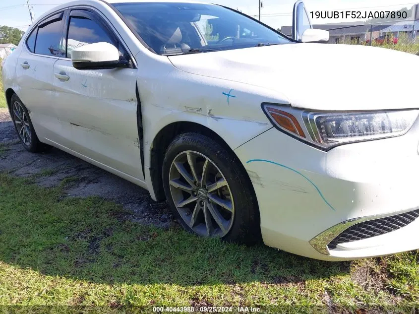 2018 Acura Tlx Tech Pkg VIN: 19UUB1F52JA007890 Lot: 40443988