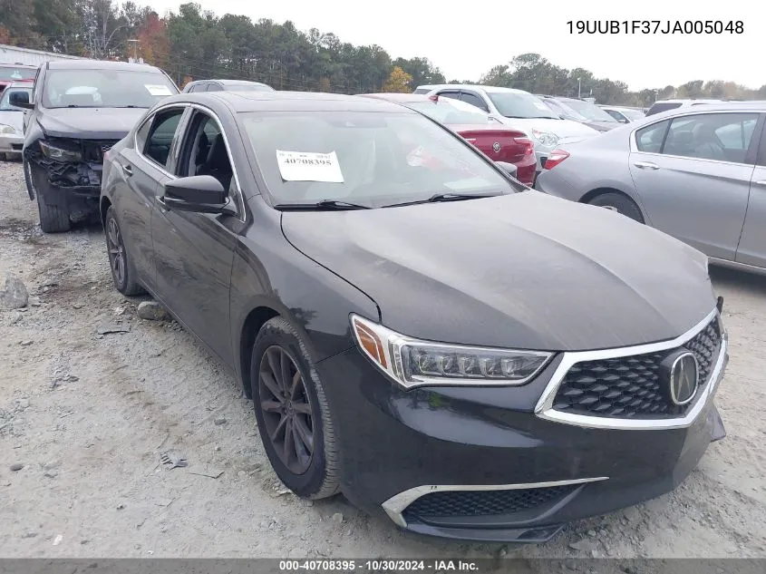 2018 Acura Tlx VIN: 19UUB1F37JA005048 Lot: 40708395