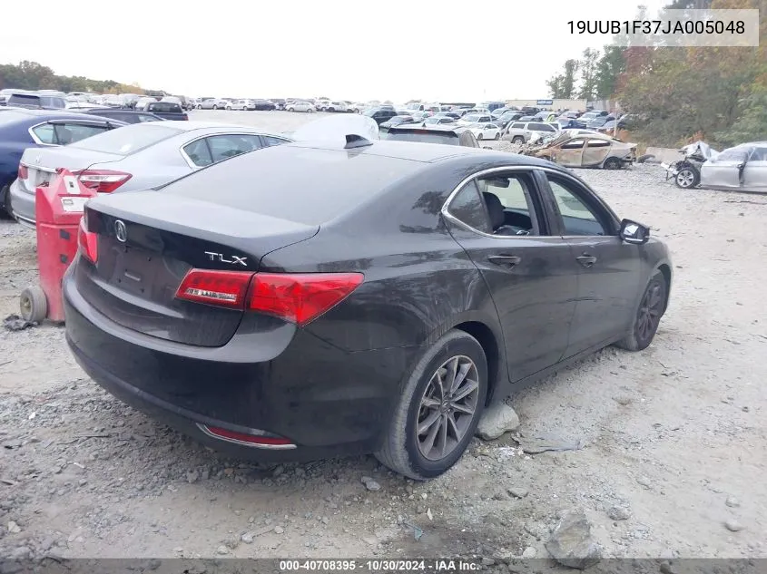 2018 Acura Tlx VIN: 19UUB1F37JA005048 Lot: 40708395