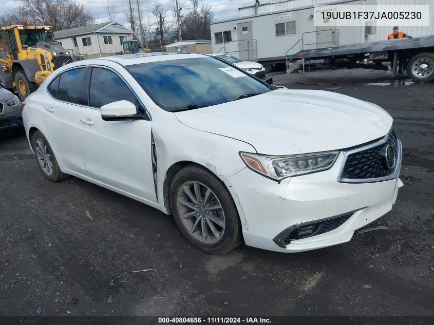 2018 Acura Tlx VIN: 19UUB1F37JA005230 Lot: 40804656