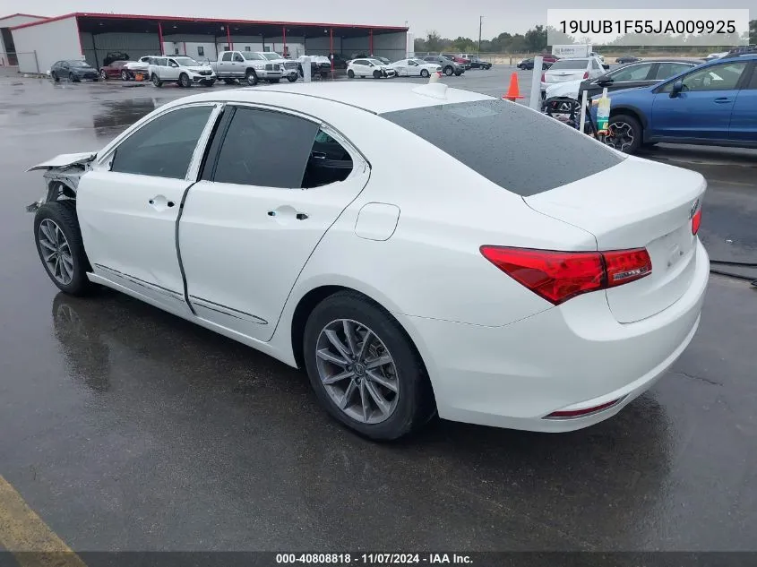 2018 Acura Tlx Tech Pkg VIN: 19UUB1F55JA009925 Lot: 40808818