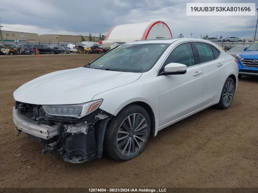 2019 Acura Tlx VIN: 19UUB3F53KA801696 Lot: 12074804