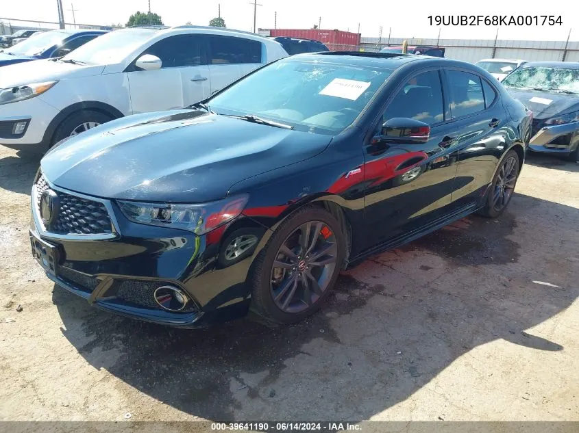 2019 Acura Tlx Tech A-Spec Pkgs VIN: 19UUB2F68KA001754 Lot: 39641190