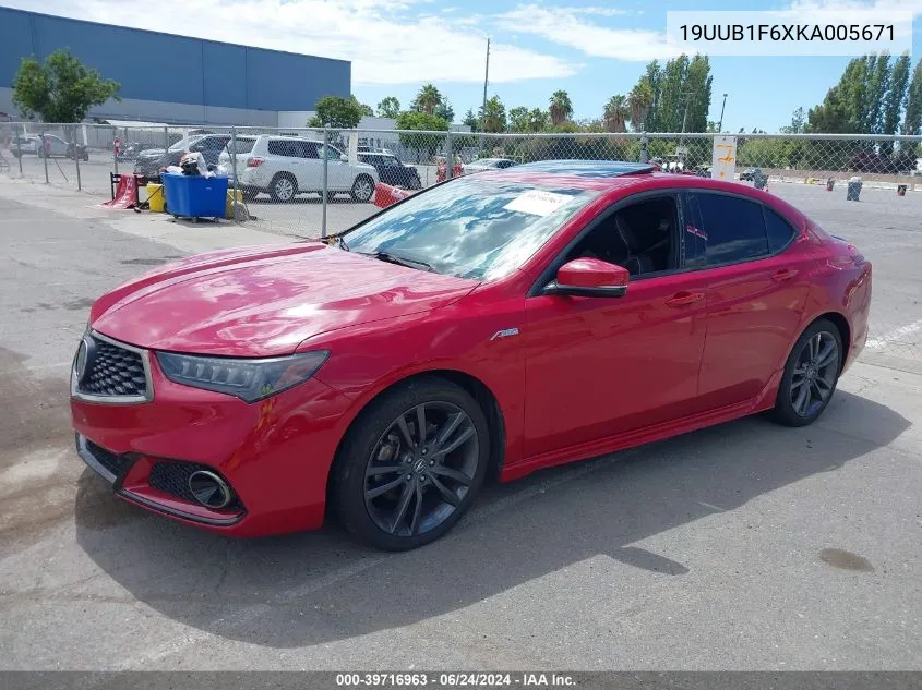 19UUB1F6XKA005671 2019 Acura Tlx