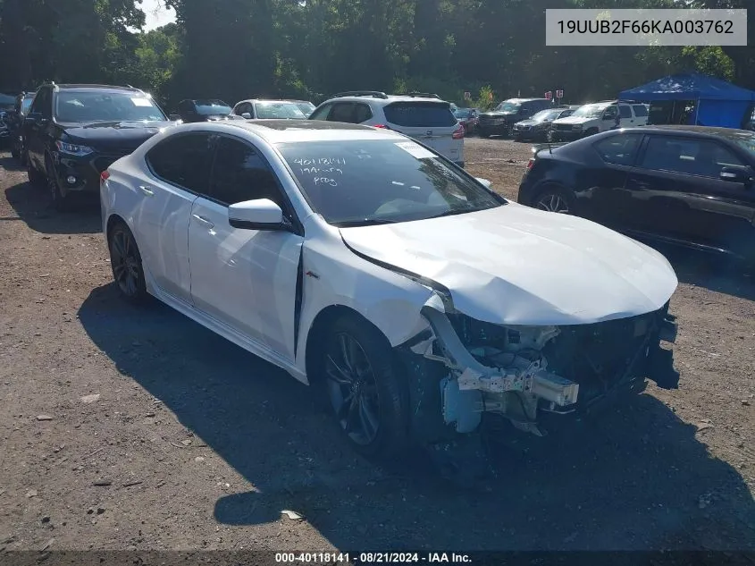 2019 Acura Tlx Technology/A-Spec VIN: 19UUB2F66KA003762 Lot: 40118141