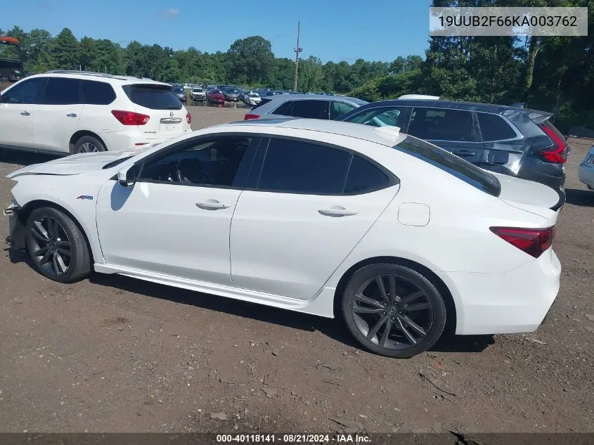 2019 Acura Tlx Technology/A-Spec VIN: 19UUB2F66KA003762 Lot: 40118141