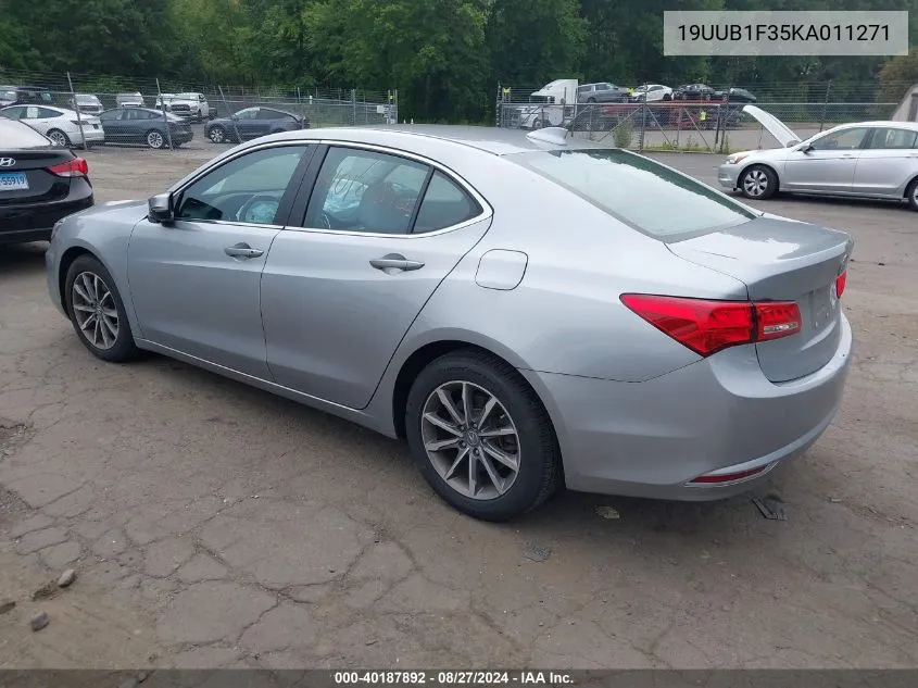 19UUB1F35KA011271 2019 Acura Tlx Standard