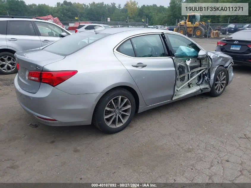 2019 Acura Tlx Standard VIN: 19UUB1F35KA011271 Lot: 40187892