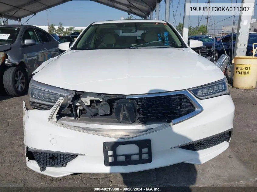 2019 Acura Tlx Standard VIN: 19UUB1F30KA011307 Lot: 40219980