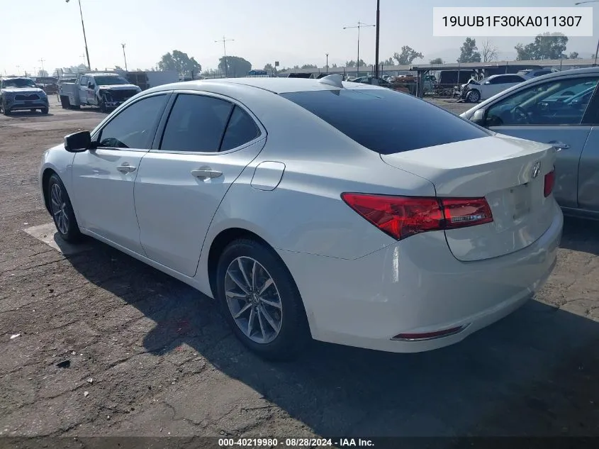 2019 Acura Tlx Standard VIN: 19UUB1F30KA011307 Lot: 40219980