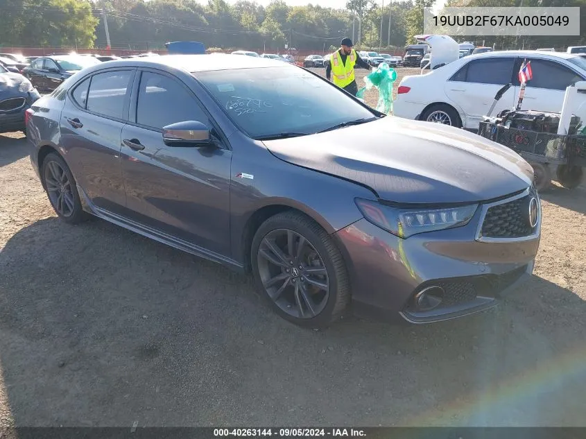 19UUB2F67KA005049 2019 Acura Tlx Tech A-Spec Pkgs