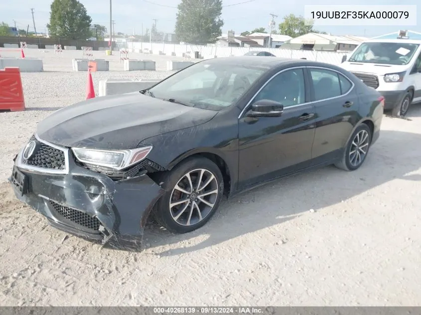 2019 Acura Tlx VIN: 19UUB2F35KA000079 Lot: 40268139