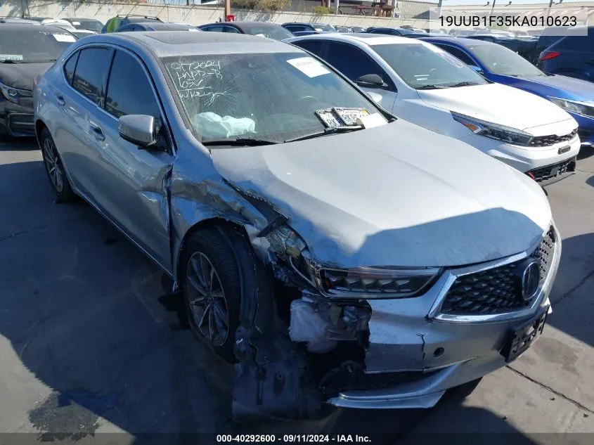 2019 Acura Tlx Standard VIN: 19UUB1F35KA010623 Lot: 40292600